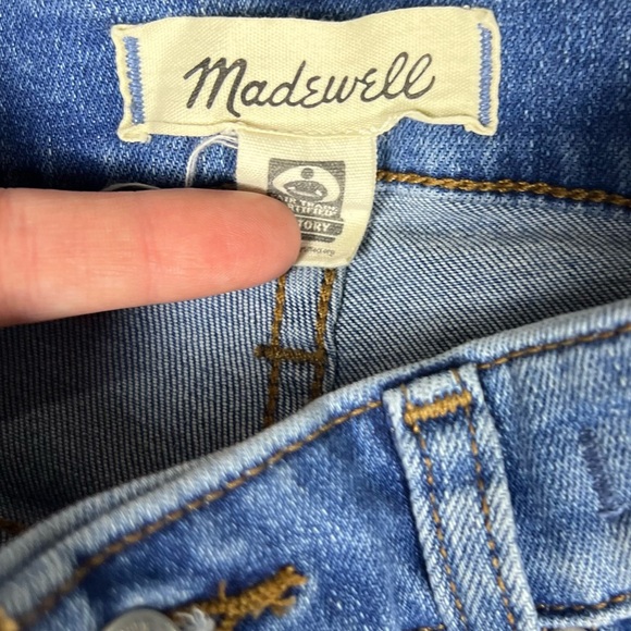 Madewell Jeans Womens 26 Kick Out Full Length Stretch Straight Leg Bootcut Denim - Picture 9 of 11